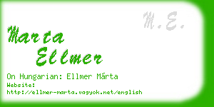 marta ellmer business card